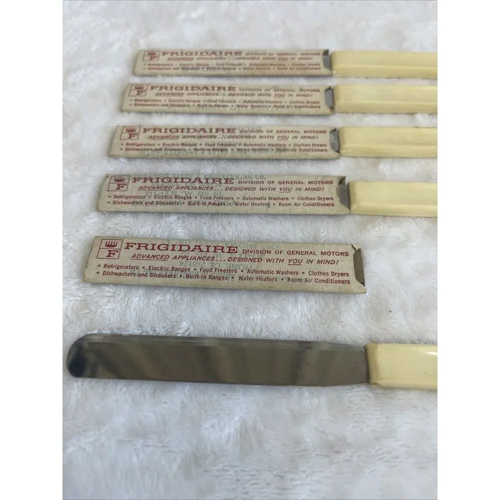 Quikut Spatula Paring Knife Stainless Steel MADE IN USA Dishwasher Safe Set Of 5